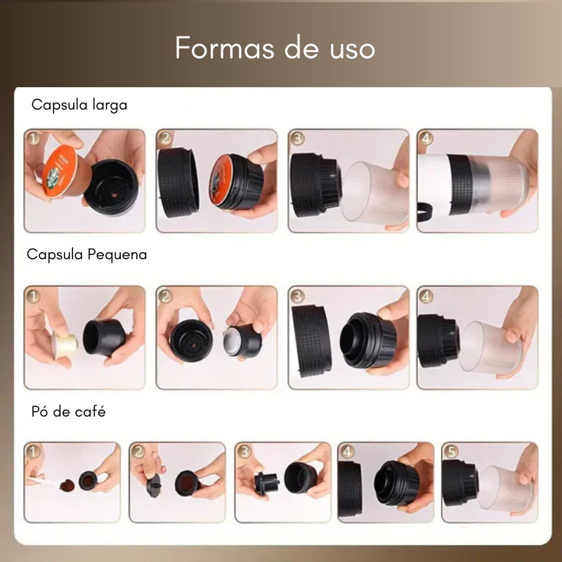 Cafeteira portátil - CoffeMax